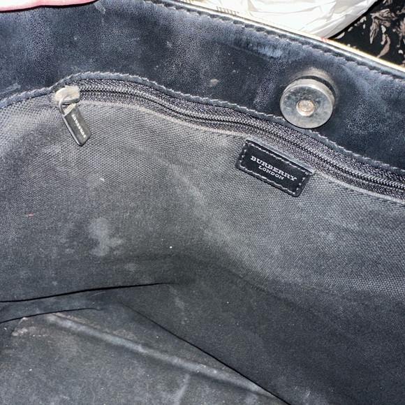 BURBERRY Nova Check Coated Canvas Small/Medium Tote Bag 100% Authentic - Picture 10 of 10